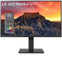 LG Monitor Profesional 27BQ65UB-B, 27 Pulgadas UHD 4K, Panel IPS, USB-C con Power Delivery 90W, sRGB 95%, HDR10, Flicker Safe, Ajuste Altura, Negro